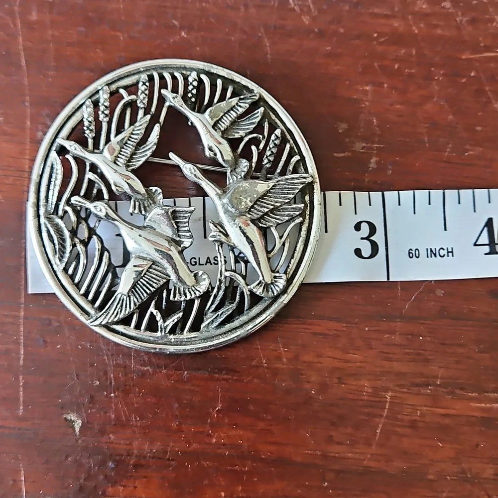 Vintage Sarah Coventry Goose Brooch Large